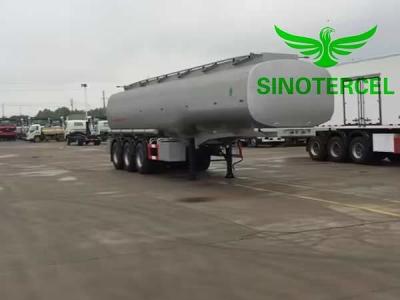 China 3 Axles Fuel Tank Semi Trailer 50cbm Oil Tanker Trailer Mn Steel for sale