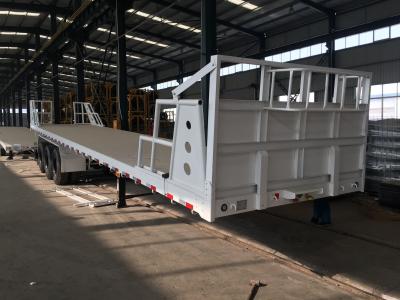 China 3 assen Flat Bed Semi Trailer De meest veelzijdige keuze voor zware ladingen Te koop
