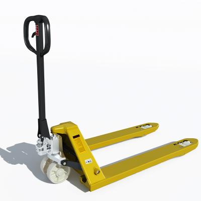 China Wholesale High Efficiency Hand Pallet Truck Semi Jack Fork Lifter Traspaleta Handa for sale