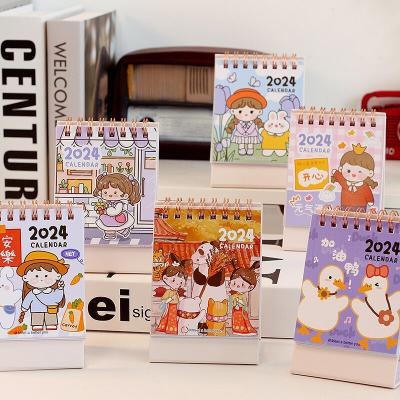 China Promotion Gift Design Hardcover Custom Desk Easel Inspirational Standing Flip Calendar Office Decor for sale