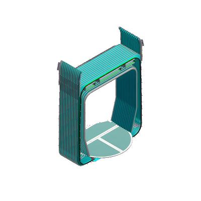 China Railway Vehicle Part Tram End of Car System Passageway Flexible Gangway for sale