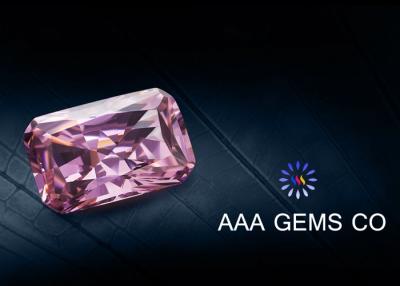 China Jewelry / Necklace Radiant Cut Moissanite Pink High Hardness for sale