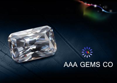 China 1 Carat Enhanced Moissanite Gemstone , Lab Created Moissanite for sale