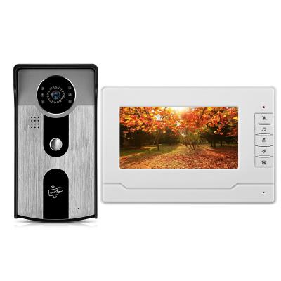 China Video intercom Wholesale Video Doorphone Door Camera Video Doorbell Door Phone Kits Wired Video Intercom System for sale