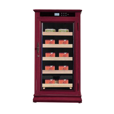 China Smart Humidor Fridge Cigarette Wine Chiller Cedar Shelf Electric Cigar Cooler for sale