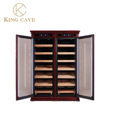 China Dual Adjustable Climate Control Electric Cigar Cooler With Lockers for sale