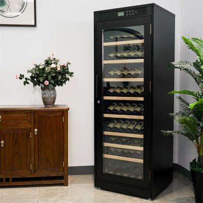 中国 シングルゾーン 黒木飲料キャビネット 鍵付き キッチン ワインクーラー 家具 販売のため
