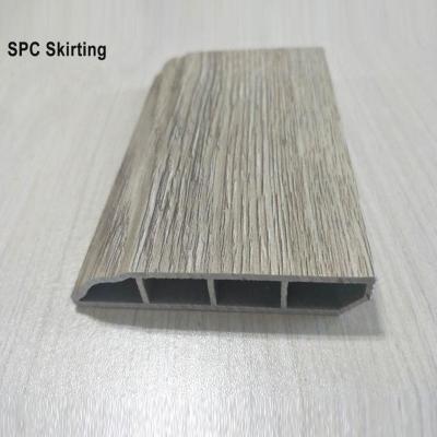 China Raincoat ; Fireproof SPC Edging 80mm Board Vinyl Flooring Tiles Accessories for sale