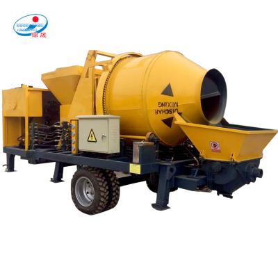 China Construction Industry Diesel Self Loading Concrete Mixing Pump Concrete Mixer for sale