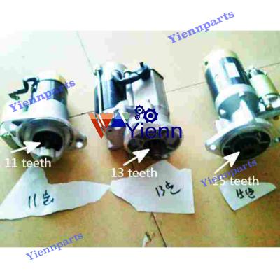 China 3TNV88 Excavator Starter For Yanmar 3TNV88-DCR 3TNV88-FFW 3TNV88-GAG Excavator Diesel Engine Spare Parts for sale