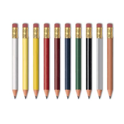 China promotional pencil HALF SIZE GOLF PENCILS BULK MINI PENCIL CHEAP WHOLESALE 3.5 INCH PENCILS for sale