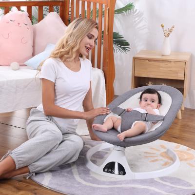 China Safety Comfortable Baby Dining Chair Music Electric Swing and Referee Chair for Baby 5 IN 1 with 5 Speed Swing Mode and Automatic Baby CE Start Stop Feeding Seat from China for sale