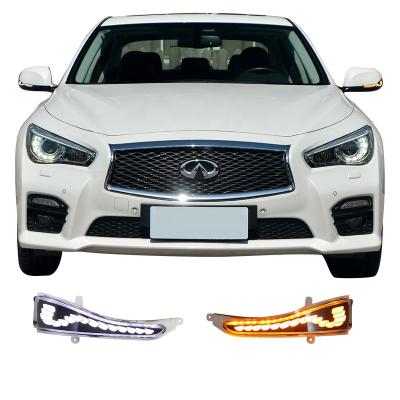 China Puddle light+DRL+Turn Signal Puddle light+DRL+Turn Signal P&D Dynamic LED Turn Signal Light Parking Puddle Side Mirror Sequential Indicator light for Infiniti Q30 Q50 Q60 Q70 Qx50 Qx50 for sale