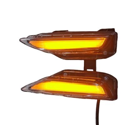 China Puddle light+DRL+Turn Signal Puddle light+DRL+Turn Signal P&D infiniti q50 sport front bumper Daytime Running Light with running yellow turn signal for Q50 Sport 2014-2019 for sale