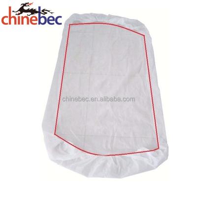 China Disposable Disposable 100 Polyester Bed Cover Sheet Fabric for sale