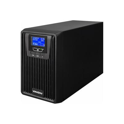 China Visench Alta frecuencia 10Kva 9Kw 380V 0Ms Transferencia de tiempo de tres fases onda senoidal pura 10000Va onda senoidal UPS industrial en línea en venta