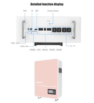 Chine Batterie au lithium 3.7v Longue durée de vie LiFePO4 stockage solaire 5kWh 10kWh batterie au lithium 18650 à vendre