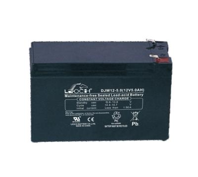 China Low-Profile Lead-Acid Battery Compact and Reliable for Space-Sensitive Applications 12V5Ah for sale