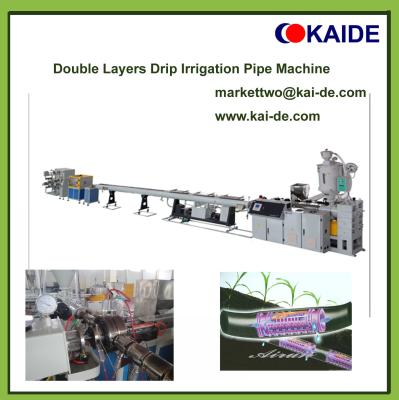 China China Loweste Price Round Drip Irrigation PE Pipe Making Machine 16mmx0.6mm for sale
