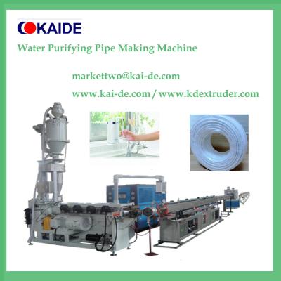 China Plastics pipe machine of LDPE tube extrusion line/water purify tube extrusion line for sale