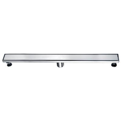 China Hideep Bathroom Accessories Durable Antique Brass Bronze Tile Stainless Steel Tile Easy Installation Linear Floor Drain for sale