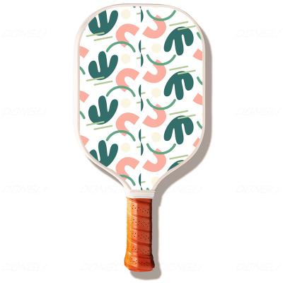 China Customizing Dongli Sports Wholesale USAPA Approved Glass Fiber Pickleball Paddle single custom friction surface graphite composite for sale