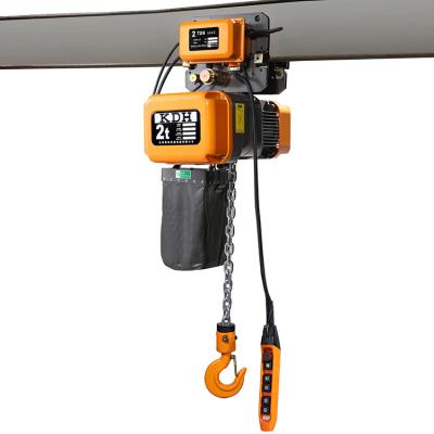 China High Quality Construction Crane KDH 2 Ton 3KW Double Speed Traveling Type Lifting Equipment With Trolley for sale