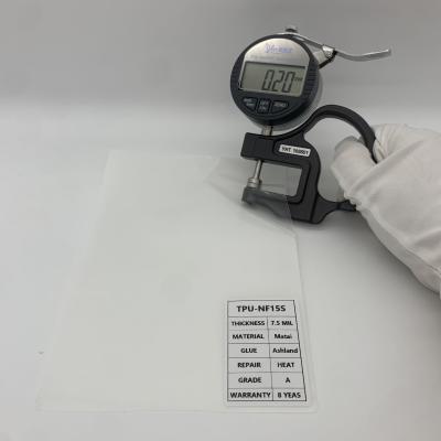 China 7.5mil Película de protección de pintura transparente NASIDO TPU-NF15S Fácil mantenimiento en venta