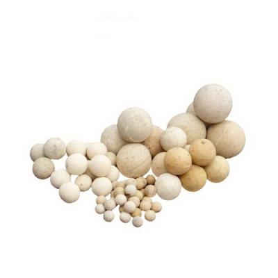 China Customized Sizes Diameters Alumina Refractory Balls High Alumina Balls Zhengzhou for sale
