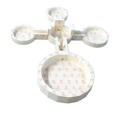 China Glass Furnace Refractory Bricks Fused Cast AZS Block Zirconium Corundum Bricks for sale