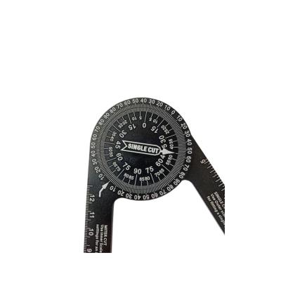 China 180 Degree Protractor Good Quality Rotate 360 Degree Inside Outside Corner Ruler Finder Multifunctional Miter Saw Protractor For Woodworking for sale