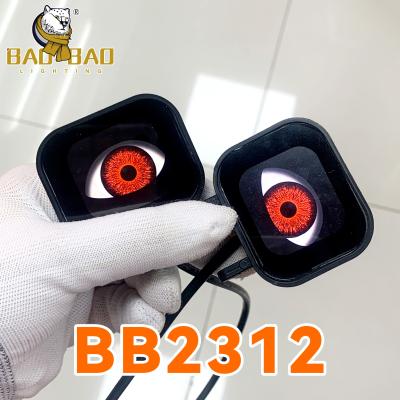 China Automatic Switching Devil Eyes 6 Module Mini Driving Lamp Led Bike Decoration Parts for Motorcycle for Motor for sale