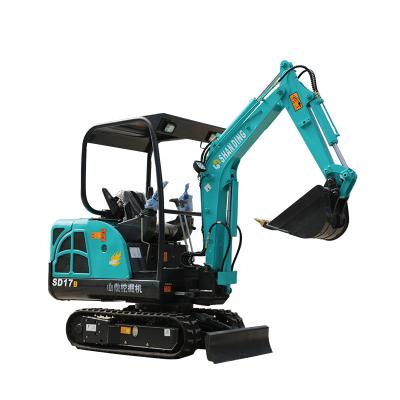China Construction works Chinese Cheap Euro 5 Motor Swing Boom Excavator SD17B for sale