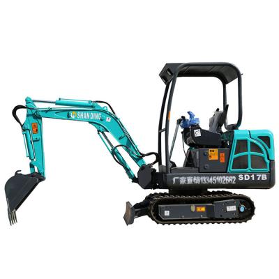 China Construction works Mini Euro 5 Escabadora Swing Boom Motor Chinese Cheap Excavator 15 SD17B for sale