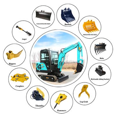 China Construction works SD25B Full Automatic Mini Excavator Micro Hydraulic Excavator Small Excavator Equipment On Sale for sale