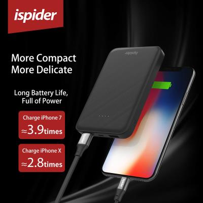 China Dropshipping Portable Dual Usb Cell Phone Battery Charger Portable Fast Power Bank 10000mAh for sale