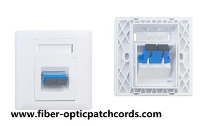 China Placa frontal de la fibra de la caja del soporte de la pared de FTTH para el adaptador a dos caras del SC en venta