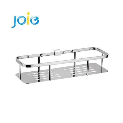 China Sustainable Wall Mounted SUS304 Bathroom Accessories Stainless Steel Shower Basket Shelf Storage Basket for sale