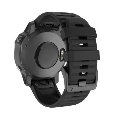 China Silicone Sports Silicone Strap for Original Garmin Fenix 7X 6X Smartwatch Strap 1:1 22mm 26mm QuickFit Band for Garmin Fenix Bracelet for sale