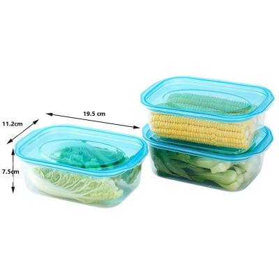 China Microwavable Dishwasher Safe Microwavable Amazon Hot Lunch Box Stackable Amazon Hot Selling Customized Microwavable Food Grade Lunch Box for sale