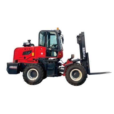 China Construction Material Stores 1.5ton Forklift All Terrain Forklift Rough Terrain Forklift YC938 for sale