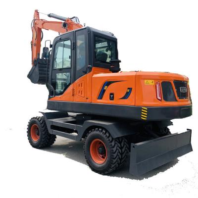 China Building Material Shops 0.8 Sales 5500kg Mini Excavator Cheap Price 8 Ton Crawler Excavator de Ton Micro Mini Excavator For for sale