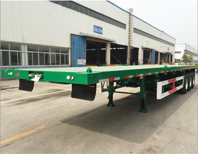 China Tri Axles 40t-80t 900mm Low Deck/Platform Height Low Boy/Bed Truck Semi Trailer for sale