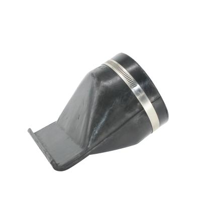 China ANSI 150LB Back-Pressure Flexible Rubber Duckbill Valve Non Pressure For Industrial Blowdown for sale