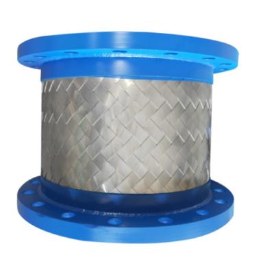 China Ss304 draadnet van roestvrij staal flexibel metalen flens gebreide slang Te koop