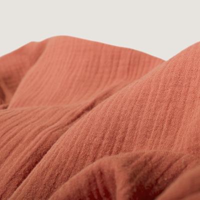 China Sofa And Couch Chestnut Plum Color Woven Decor Bedding Blanket Cotton Throw Cooling Home Blankets With Exquisite Skirting for sale