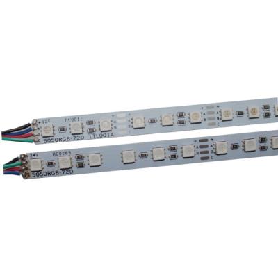 China LANDSCAPE led rigid light bar 24V rgb good quality 5050 smd led strip rgb with AL housing+pc with 44Key or Mini Controller for sale