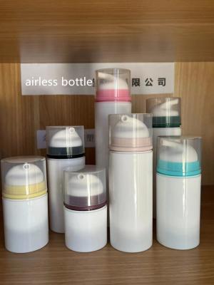 China 30ml 50ml 100ml 150ml 200ml cosmetics airless lotion pump PP bottle airless with vacuum plug for sale