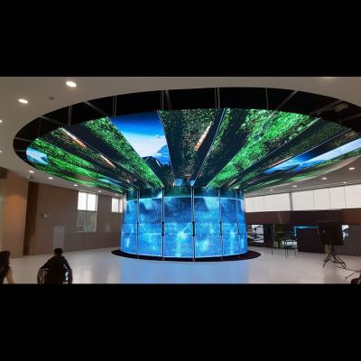 China Full Color Module Size P3/P3.91/P4/P4.81/P5/P6 Indoor Flexible LED Screen Display with High Contrast and Brightness for sale