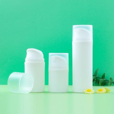 China Garrafas de bomba sem ar cosméticas recicláveis em âmbar A escolha ideal para embalagens ecologicamente conscientes à venda